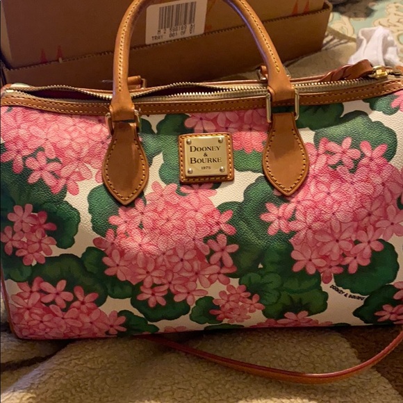 Dooney and Bourke Hydrangea Satchel